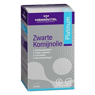 MannaVital Zwarte Komijnolie Platinum 120SG