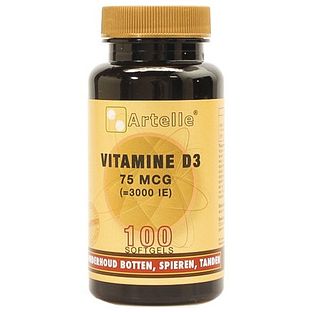 Artelle Vitamine D3 75mcg Softgels 100SG