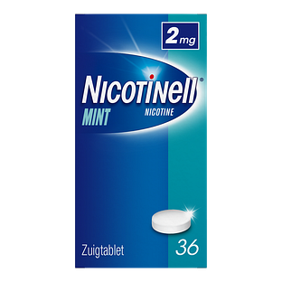 Nicotinell Zuigtablet Mint 2 mg - voor stoppen met roken 36ST Nicotinell Zuigtablet Mint 2 mg - voor stoppen met roken 36ST
