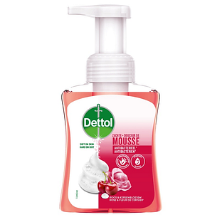 Dettol Zachte Mousse Antibacteriëel - met roos en kersenbloesem 250ML