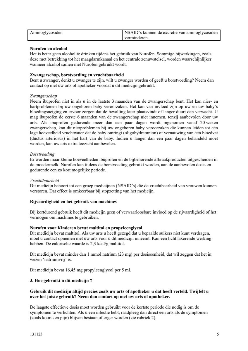 voor Kinderen Aardbei Suspensie afbeelding van document #5, leaflet