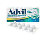 Advil Reliva Liquid Capsules 200 mg - voor pijn en koorts 40CP Advil Reliva Liquid Capsules 200 mg - voor pijn en koorts 40CP