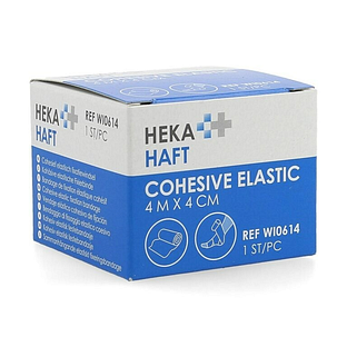 van Heek Heka Haft Klevend Elastisch Windsel 4mx4cm 1ST van Heek Heka Haft Klevend Elastisch Windsel 4mx4cm 1ST