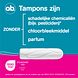 OB Original Dynamic Fit Tampons Ultra 16ST vrij van parfum, chloorbleekmiddel en schadelijke chemicaliën OB Original Dynamic Fit Tampons Ultra 16ST vrij van parfum, chloorbleekmiddel en schadelijke chemicaliën