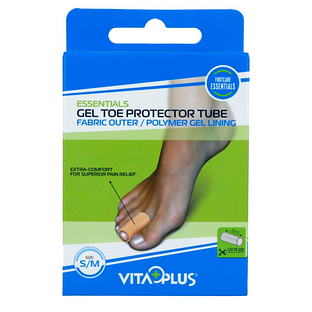 Vitaplus Essentials Gel Toe Tube maat S/M 1ST