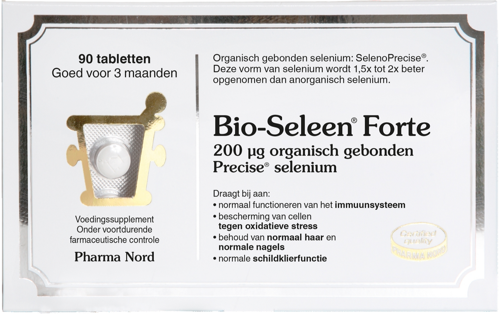 Pharma Nord Bio-Seleen Forte 200mcg Tabletten 90TB