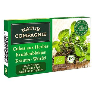 Natur Compagnie Kruidenblokjes Basilicum & Tijm 80GR