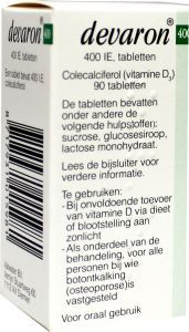 Devaron Vitamine D Tabletten 90st afbeelding