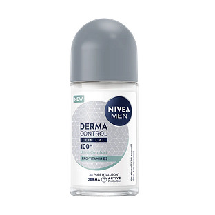Nivea Men Derma Control Clinical 100H Ultra Comfort Anti-transpirant Roller 50ML