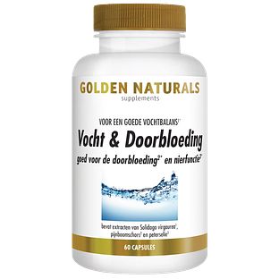 Golden Naturals Vocht & Doorbloeding Capsules 60CP