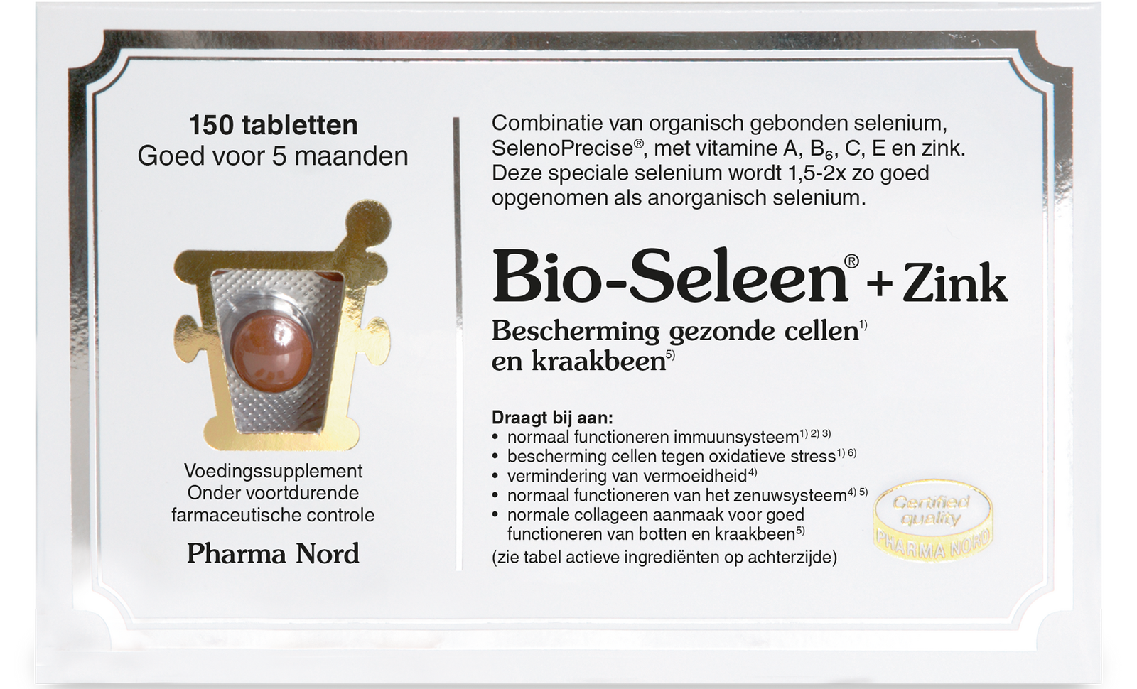 Pharma Nord Bio-Seleen + Zink Tabletten 150TB