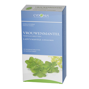 Cydonia Phytopharmaceuticals Vrouwenmantel Vaginale Zetpillen 10ST