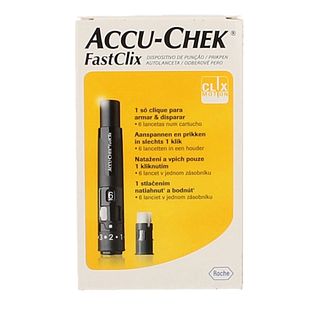Roche Accu Chek Fastclix Prikpen 1ST Roche Accu Chek Fastclix Prikpen 1ST