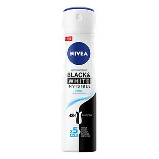 Nivea Black & White Invisible Pure Deodorant Spray 150ML