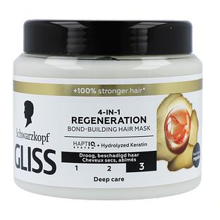 Schwarzkopf Gliss Kur 4-in-1 Regeneration Bond-Building Hair Mask 400ML