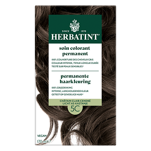 Herbatint Permanente Haarkleuring 5C Licht As-Kastanje 170ML Herbatint Permanente Haarkleuring 5C Licht As-Kastanje 170ML