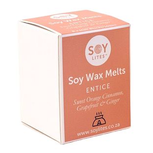 Soylites Soy Wax Melts Entice Sweet Orange Cinnamon 8ST