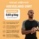 Purasana Vegan Protein Poeder Hennep Naturel 400GR hoeveelheid eiwit gehalte
