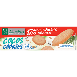 Damhert Cocos Cookies Zonder Suikers 90GR