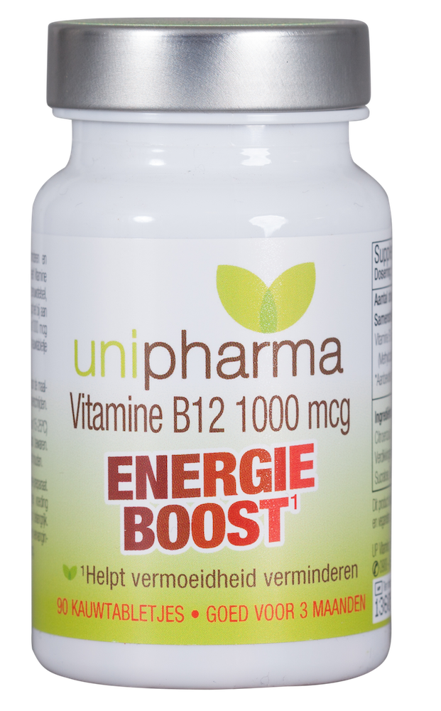 Unipharma Vitamine B12 1000mcg Energie Boost 90KTB