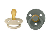 BIBS Fopspeen 0-6 Maanden Symmetrical Vanilla/Pine 2ST
