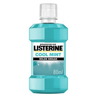 Listerine Cool Mint Milde Smaak Mondspoeling Mini 80ML Listerine Cool Mint Milde Smaak Mondspoeling Mini 80ML