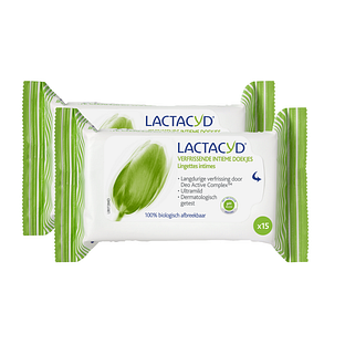 Lactacyd Verfrissende Tissues Multiverpakking 2x15ST
