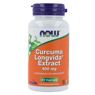 NOW Curcuma Longvida Extract Capsules 50CP