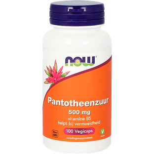 NOW Pantotheenzuur 500 mg capsules 100VCP