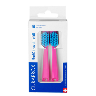 Curaprox Travel Refill Tandenborstelkoppen 2ST