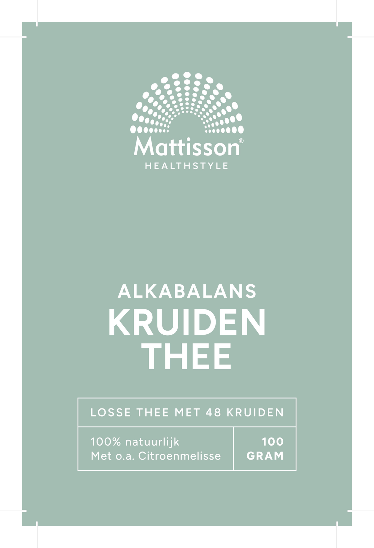 Alka-Balans Kruidenthee afbeelding van document #1, label