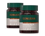 Bonusan Actief vitamine B12 1000 Complex + Vitamine D3 25 - Combiset 2 Stuks
