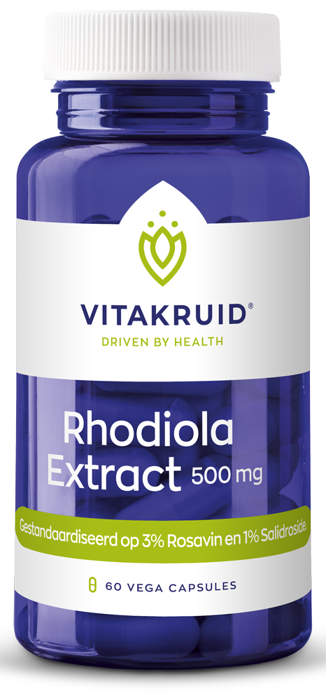 Vitakruid Rhodiola extract 500 mg 3% Rosavin 1% Salidroside 60VCP