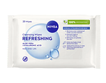 Nivea 3 in 1 Verfrissende Reinigingsdoekjes 25ST