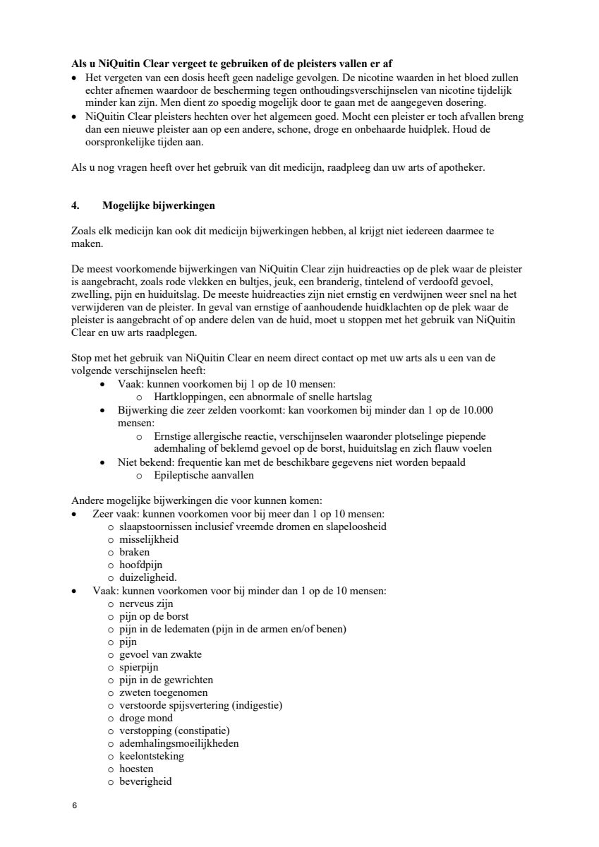 Clear Pleister Tien Weken Behandeling afbeelding van document #6, leaflet