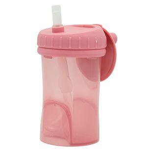 Difrax Cup with Straw Non Spill Raspberry 1ST