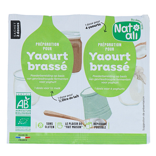 Nat-Ali Ferment voor Yoghurt 12GR Nat-Ali Ferment voor Yoghurt 12GR