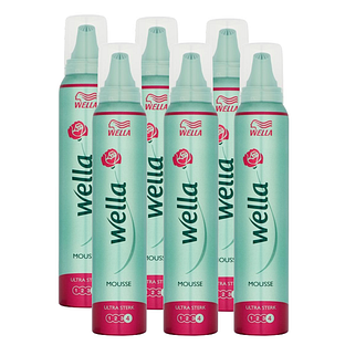 Wella Forte Mousse Ultra Strong Voordeelverpakking 6x200ML Wella Forte Mousse Ultra Strong Voordeelverpakking 6x200ML