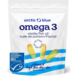 Arctic Blue Omega 3 Visolie met Vitamine D - High Dose 30CP