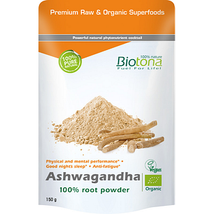 Biotona Ashwagandha 100% Root Powder 150GR