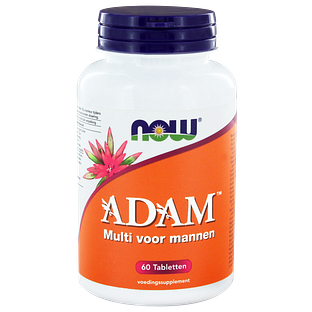 NOW ADAM Multivitamine Voor Mannen Tabletten 60TB