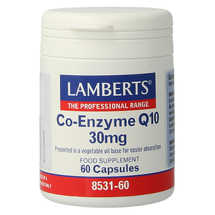 Lamberts Co-Enzym Q10 30mg Vegacapsules 60VCP