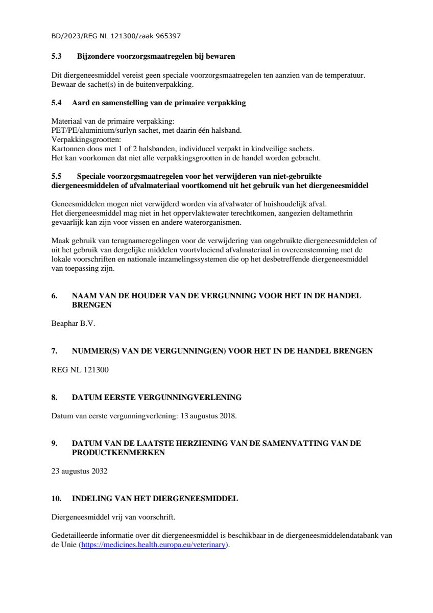 FIPROtec tegen Vlooien en Teken Grote Honden afbeelding van document #6, leaflet
