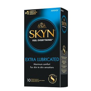 Skyn Manix Skyn Condooms Extra Lubricated 10ST Skyn Manix Skyn Condooms Extra Lubricated 10ST