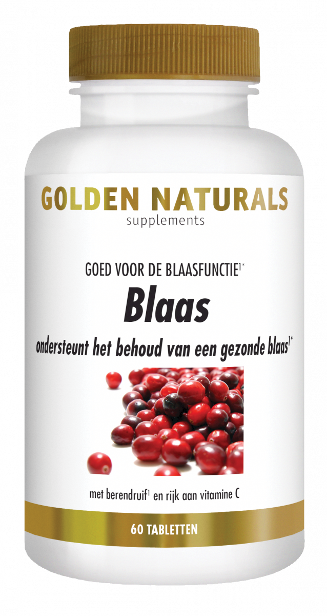 Golden Naturals Blaas Tabletten 60VTB