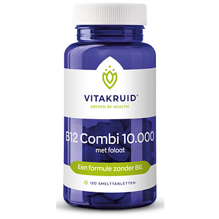 Vitakruid B12 Combi 10.000® Smelttabletten 120TB Vitakruid B12 Combi 10.000® Smelttabletten 120TB