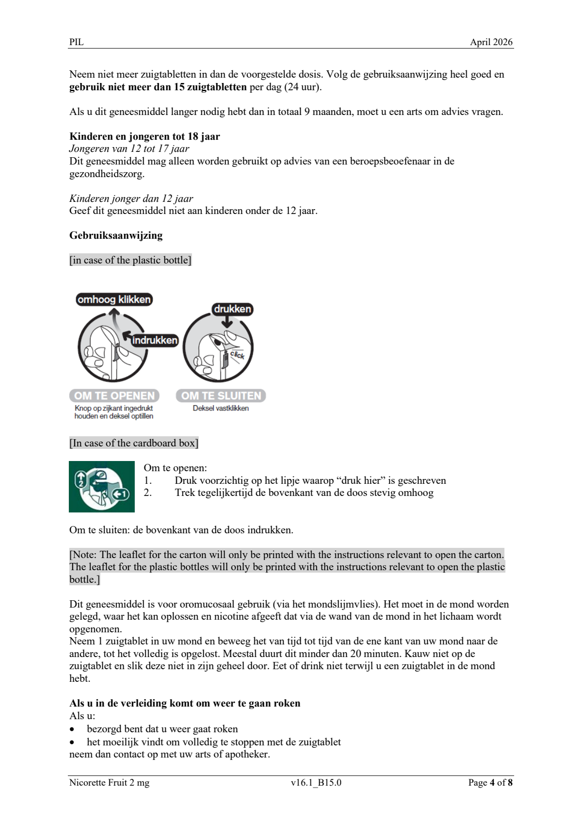 Fruit 2mg Zuigtabletten afbeelding van document #4, leaflet