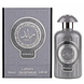 Lattafa Ra'ed Intensely Eau de Parfum 100ML Verpakking met parfumfles ernaast
