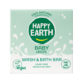 Happy Earth Baby & Kids Wash & Bath Bar 50GR