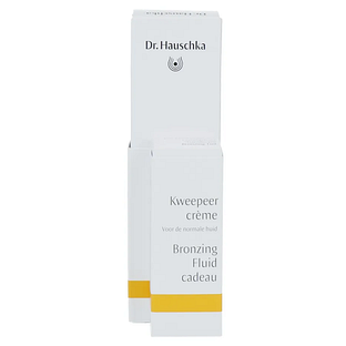 Dr. Hauschka Kweepeercrème & Bronzing Fluid Giftset 1ST